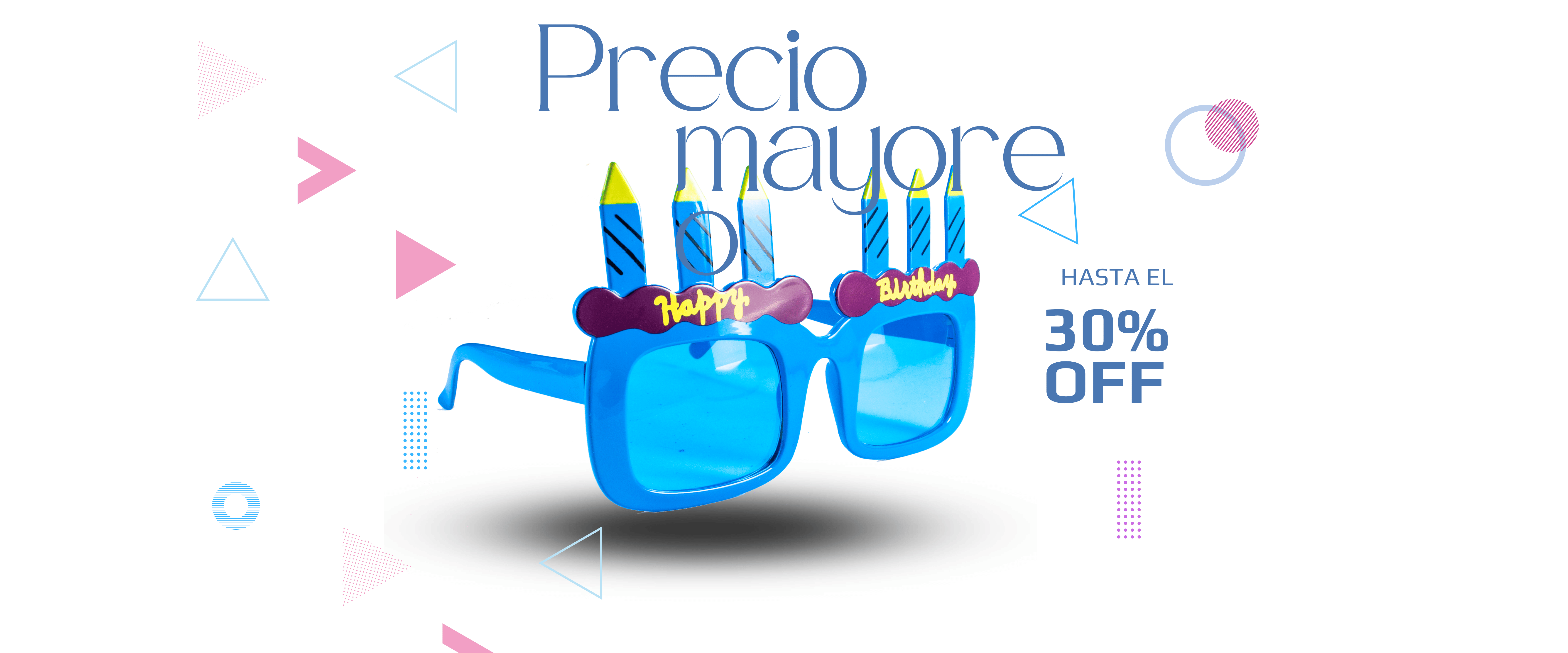 Artículos para fiesta mayoreo