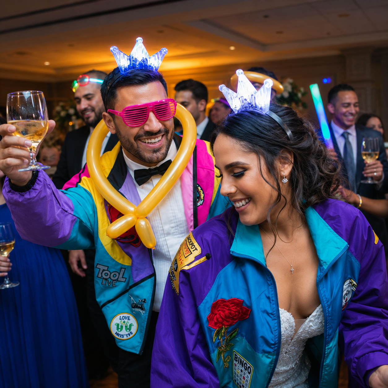 Accesorios para batucada boda CDMX_